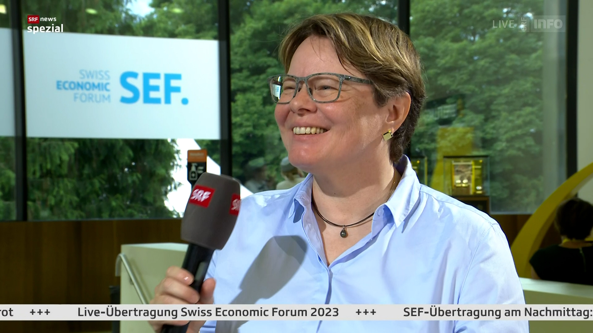Marianne Wildi SEF 2023 SRF News Spezial