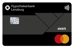 Mastercard Debit Vorderseite Mastercard Debit Vorderseite