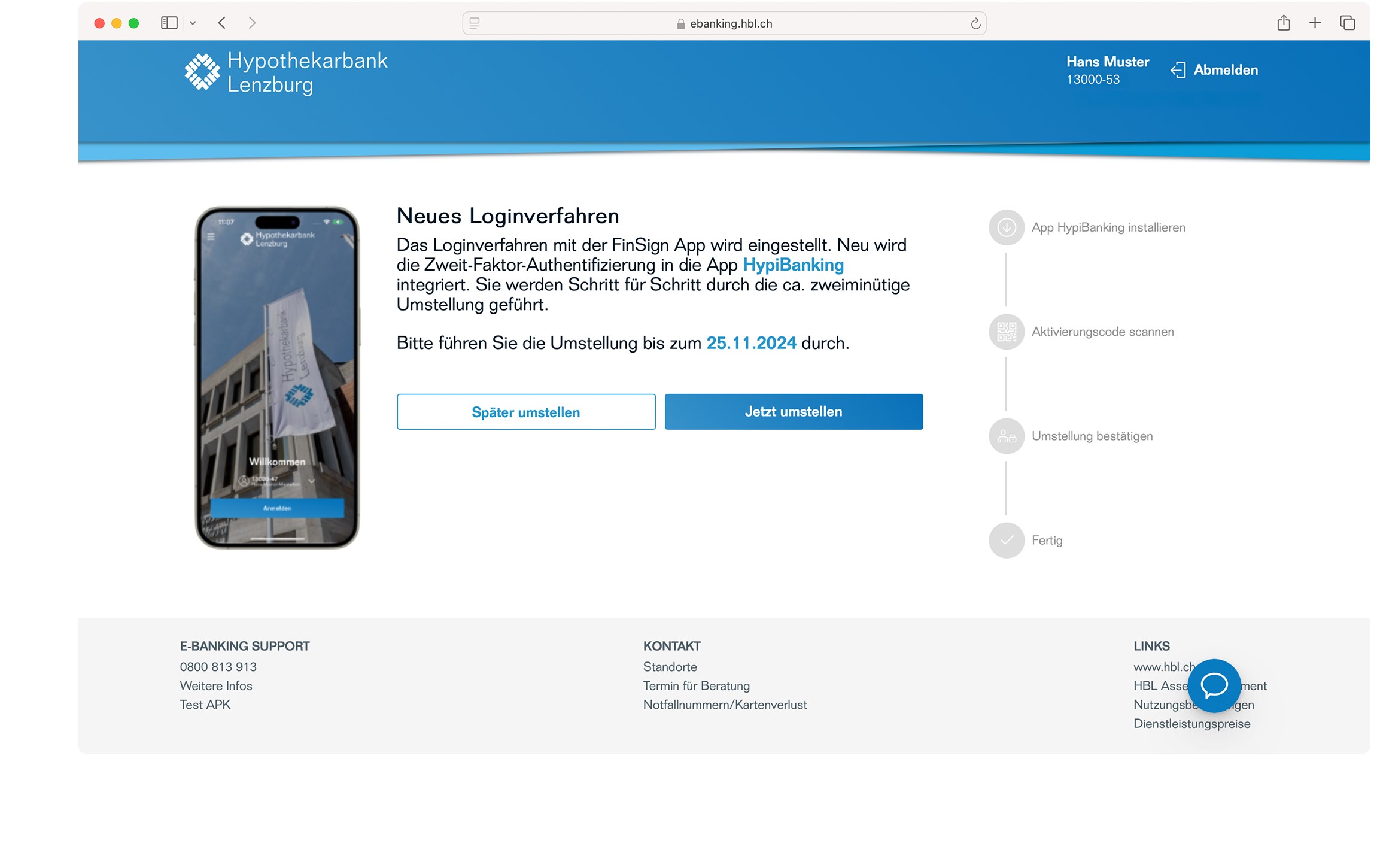 Migration Desktop Schritt 2