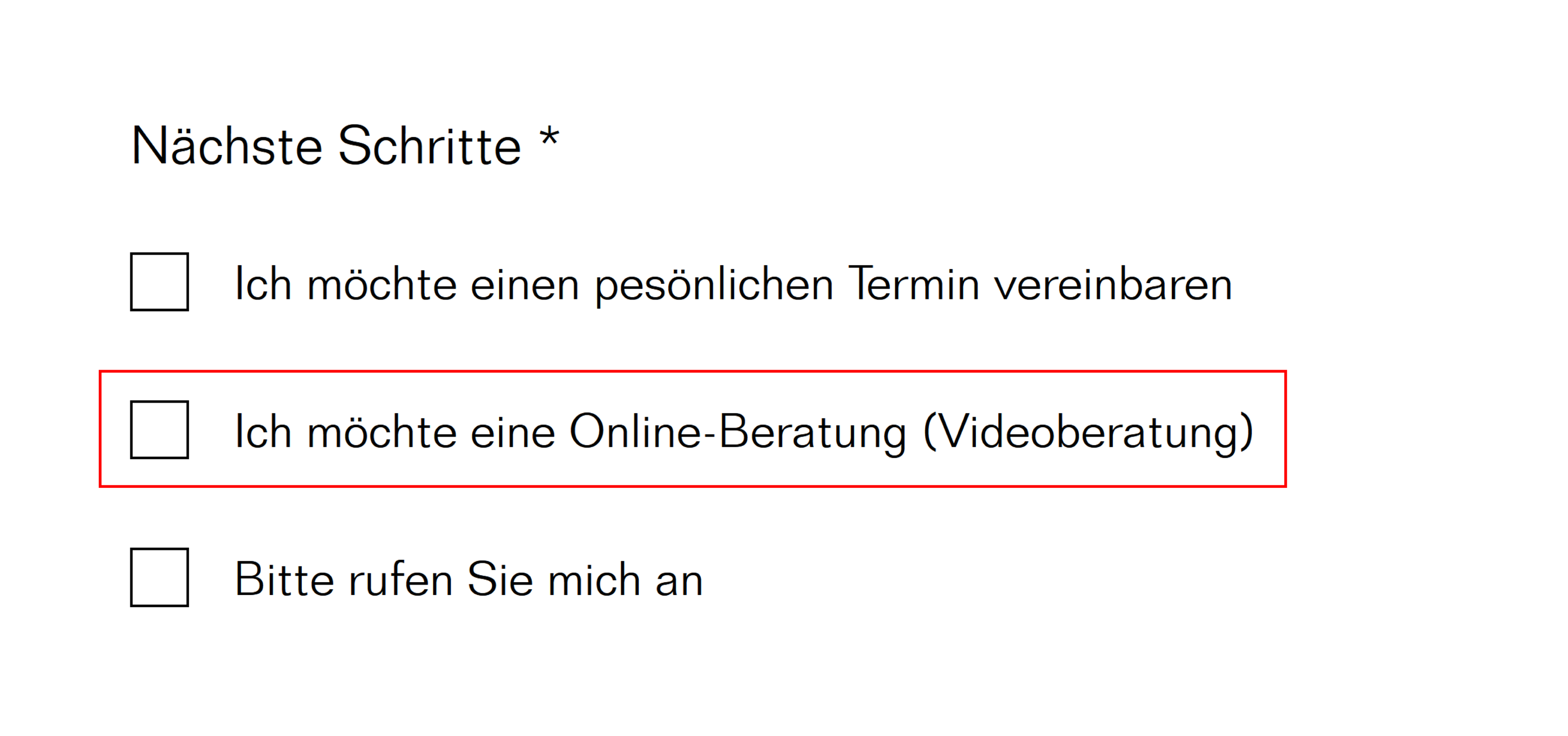 Online Beratung